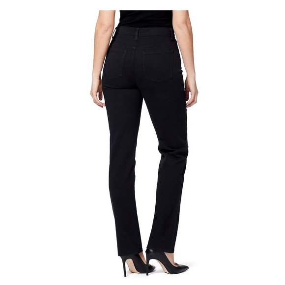 NWT Gloria Vanderbilt Women's Tapered High Rise Classic Black Size 16W $60 8D171 - Picture 2 of 5